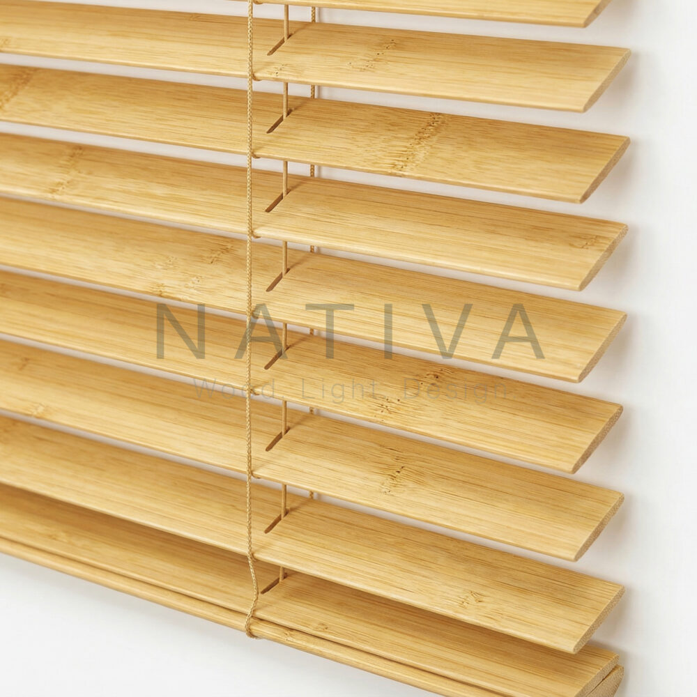 Jaluzea din lemn de bambus 25 mm - NATIVA - BAM25