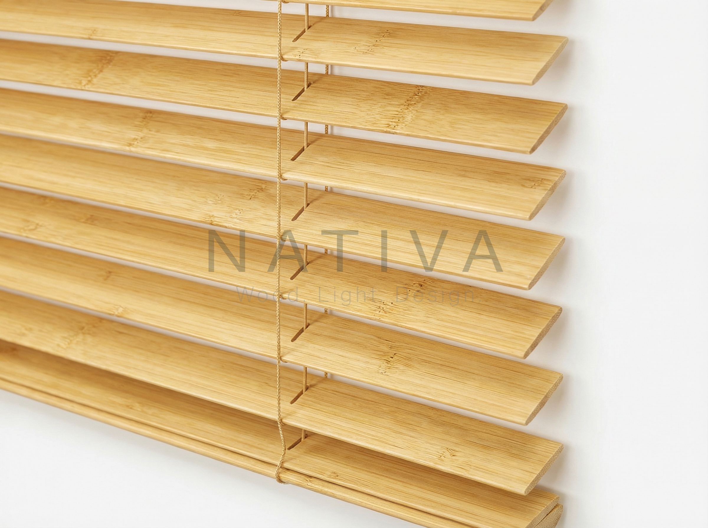 Jaluzea din lemn de bambus 25 mm - NATIVA - BAM25