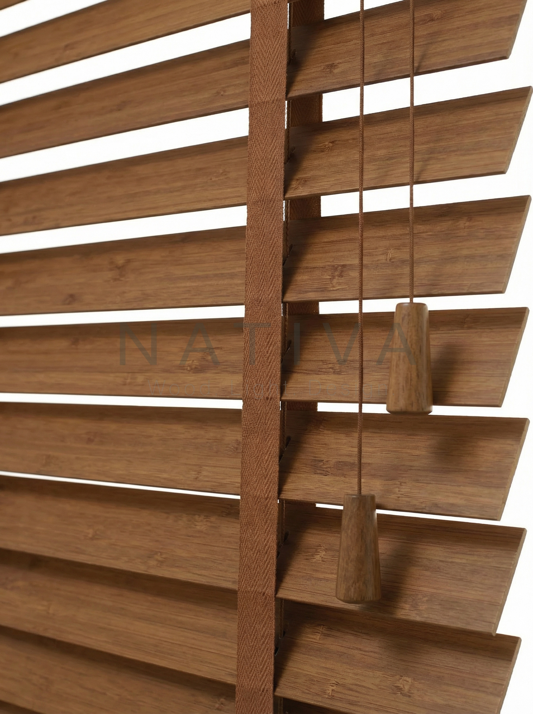 Jaluzea din lemn de bambus 50 mm - NATIVA - BAM50