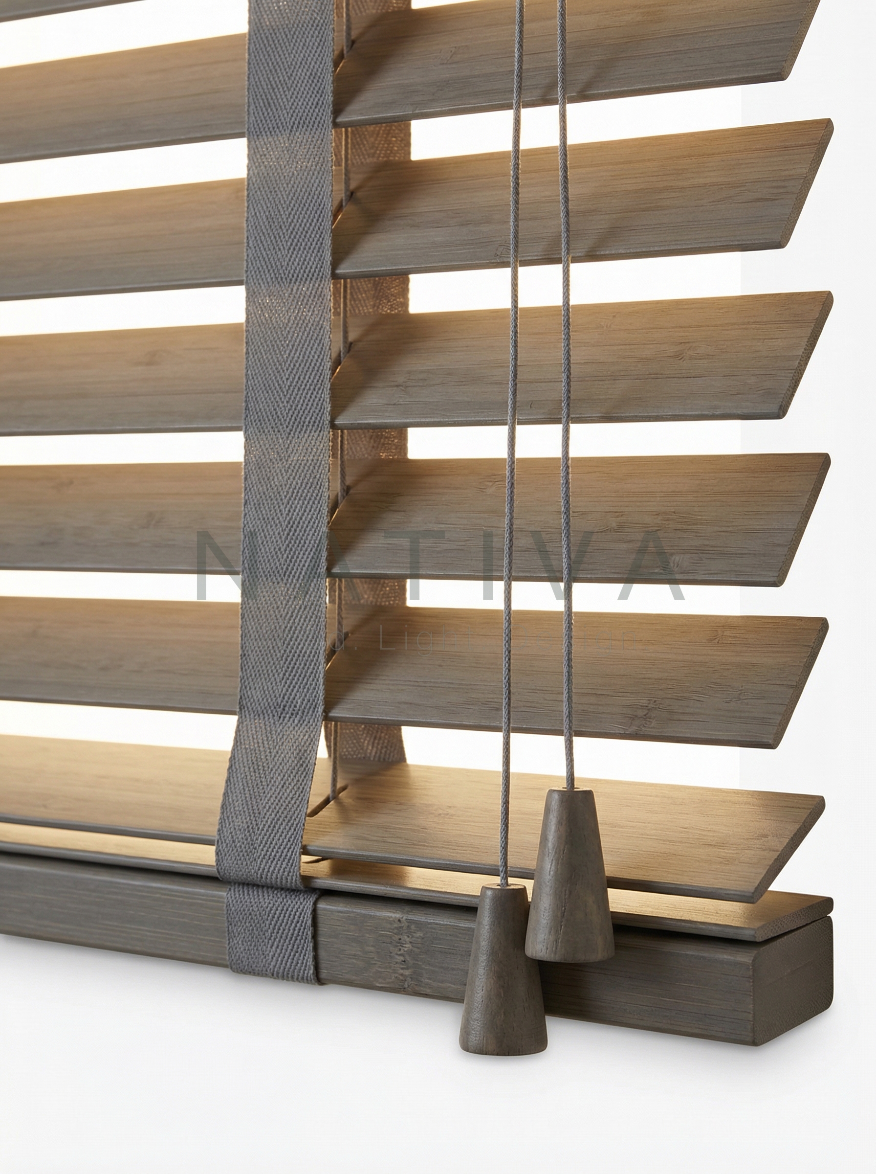 Jaluzea din lemn de bambus 50 mm - NATIVA - BAM50 - imagine 2