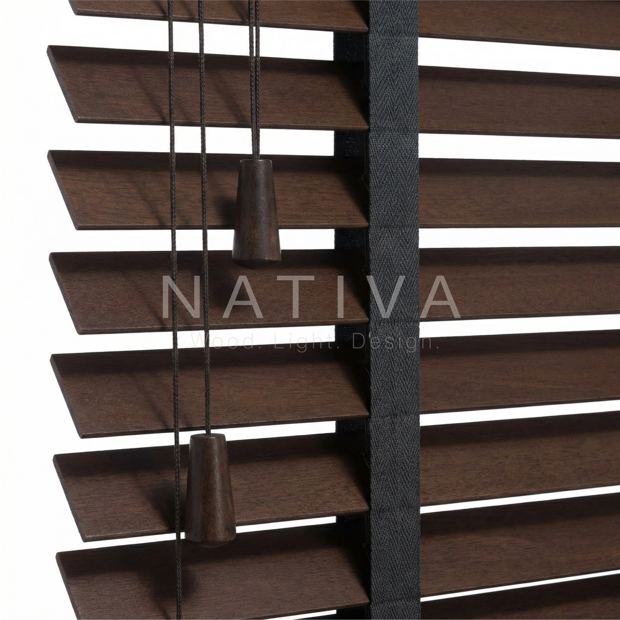 Jaluzea din lemn exotic 50 mm - NATIVA - EX50NAT - imagine 4