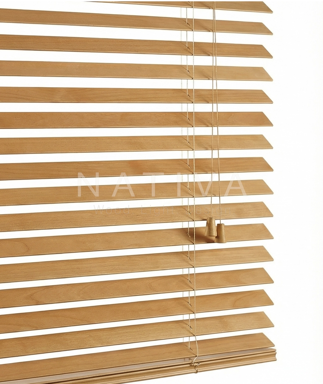 Jaluzea din lemn de tei 25 mm - NATIVA - TEI25NAT