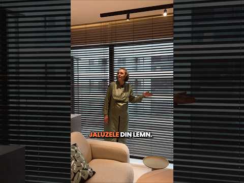 Previzualizare video Adela Pârvu despre jaluzele din lemn în proiectul din București